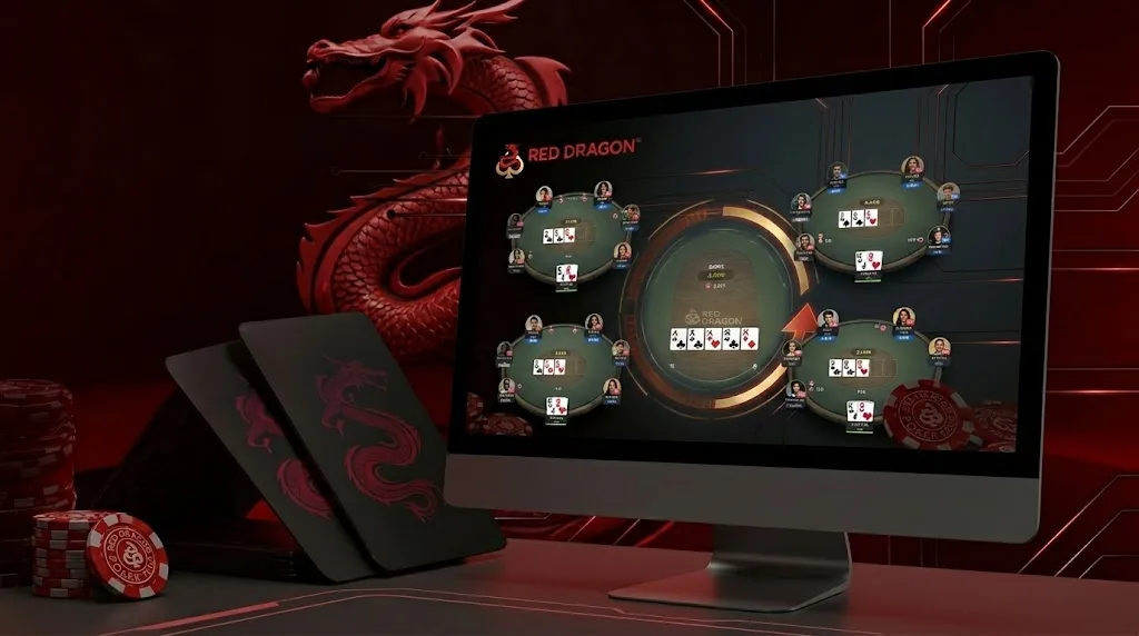 RedDragon Poker Windows 桌面客户端界面
